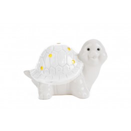 tartaruga bianca con led le stelle