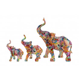 elefante colorato le stelle