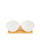 set due ciotole fiore porta antipasti  set due ciotole fiore porta antipasti