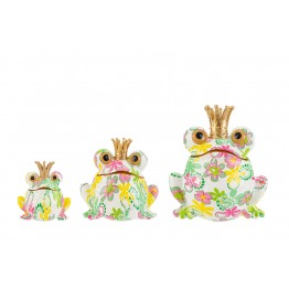 rana ranocchio salvadanaio colorato le stelle