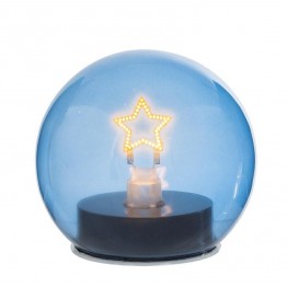 lampada sfera rosa celeste le stelle
