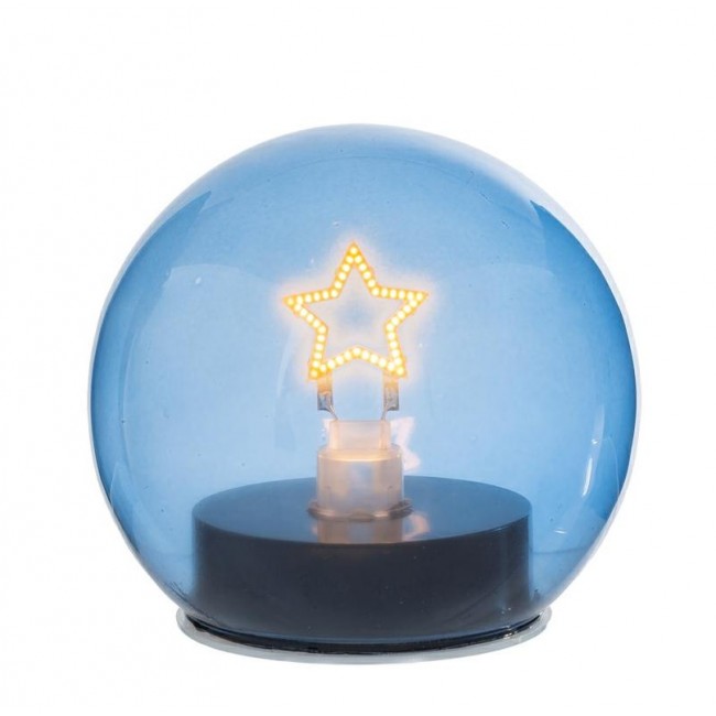 lampada sfera rosa celeste le stelle