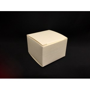 astuccio beige bianco 5x5x3