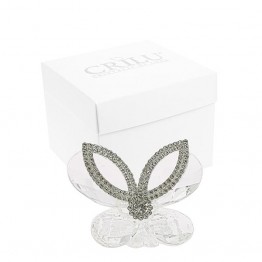 Bomboniera farfalla cristallo e strass