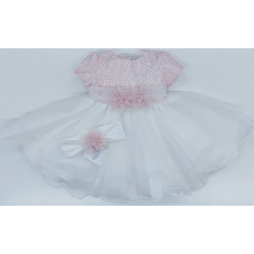 abito bianco e rosa elegante abito bianco e rosa elegante