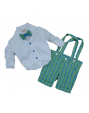 abito bimbo senza gilet con pantaloni corti