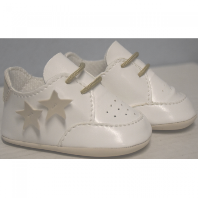 Scarpe bimbo bianche con stelline Scarpe bimbo bianche con stelline