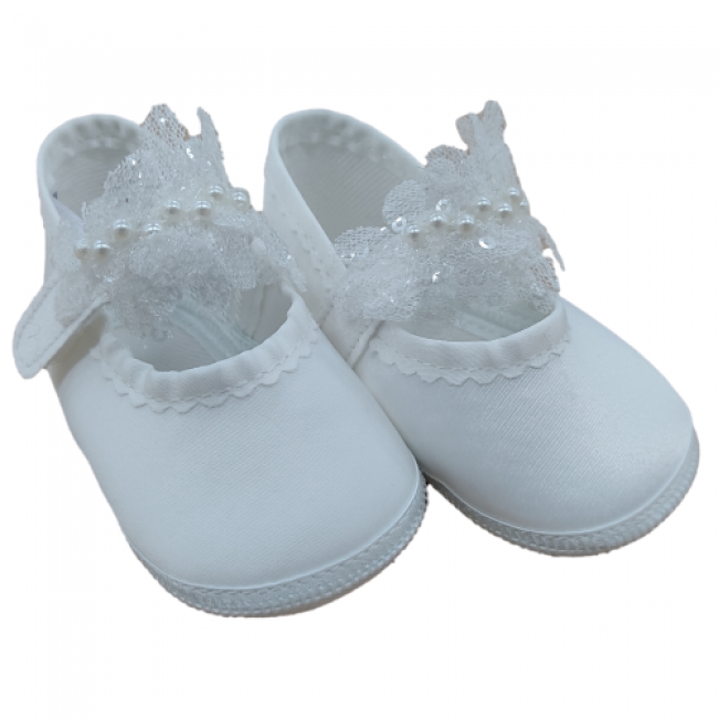 Scarpette bimba con perline