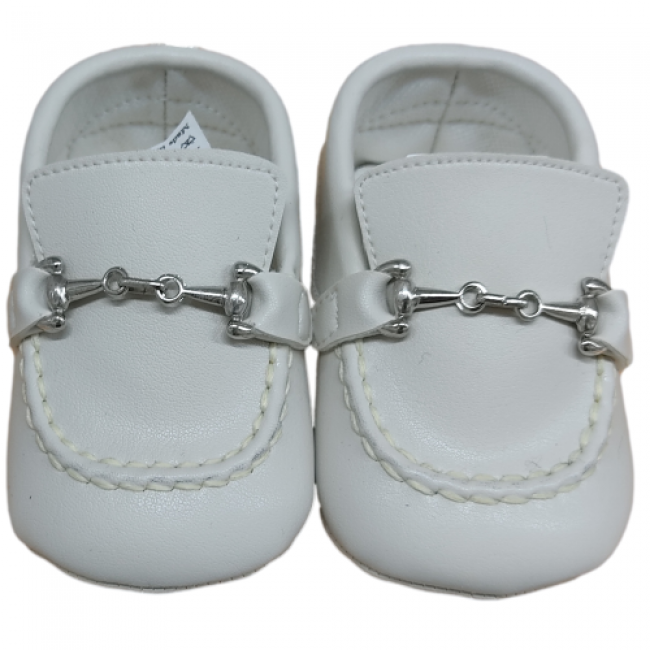 Scarpe bimbo con fibia panna Scarpe bimbo con fibia panna