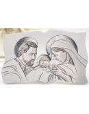 sacra famiglia argento oro