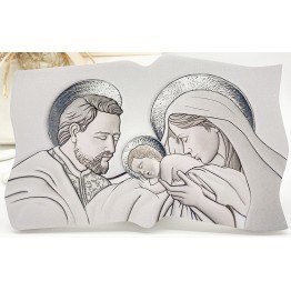Bomboniera sacra famiglia argento oro