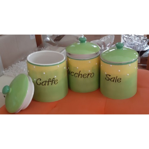 set barattoli sale zucchero caffe set barattoli sale zucchero caffe