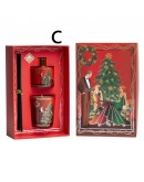 Profumatore regalo natalizio con candela Profumatore regalo natalizio con candela