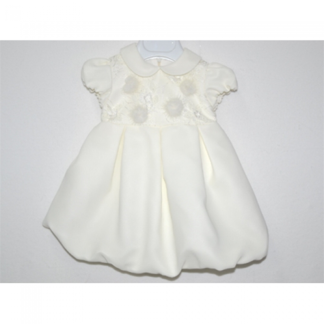 Vestito da battesimo stella panna con giacca Vestito da battesimo stella panna con giacca