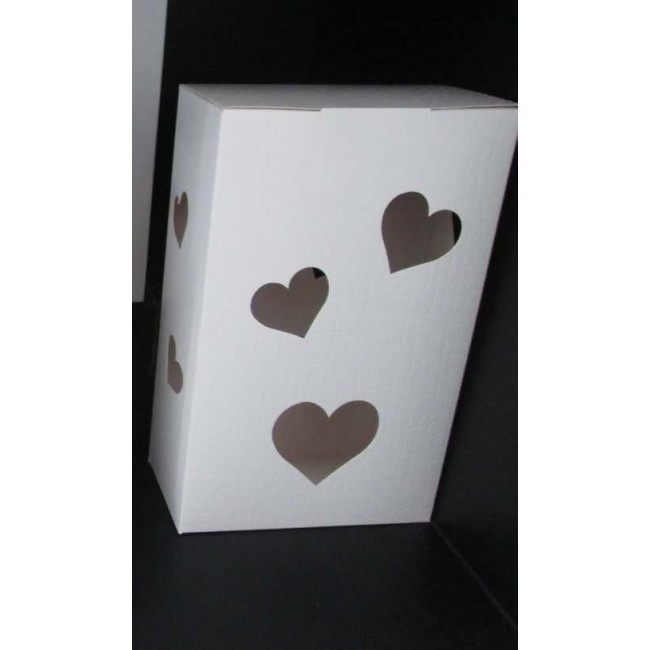 Astuccio scatola cuori con led