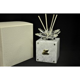 profumatore cristallo con placca 50° anniversario