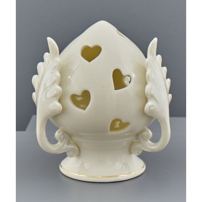 Bomboniera pomo traforato cuori con led piccolo Bomboniera pomo traforato cuori con led piccolo