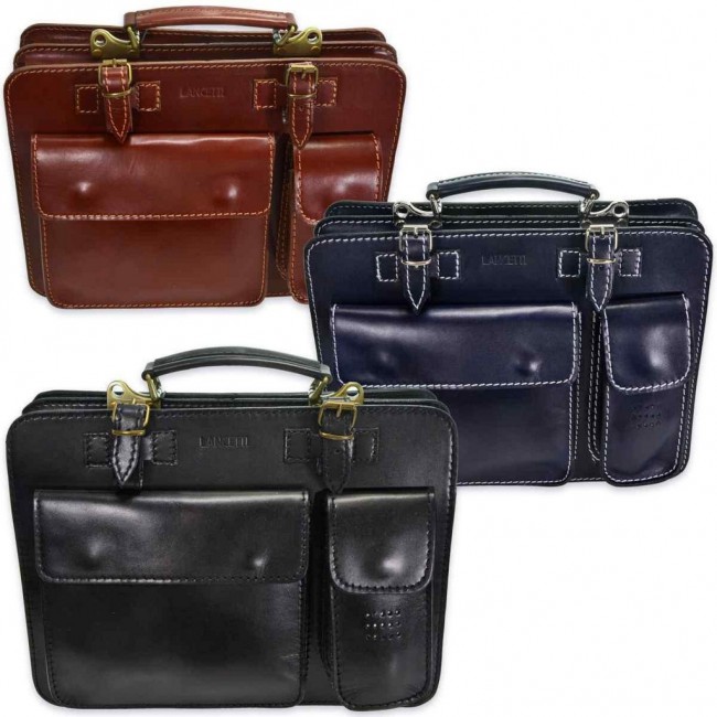 Cartella professionale in pelle lancetti