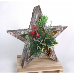 Stella albero slitta natale con led