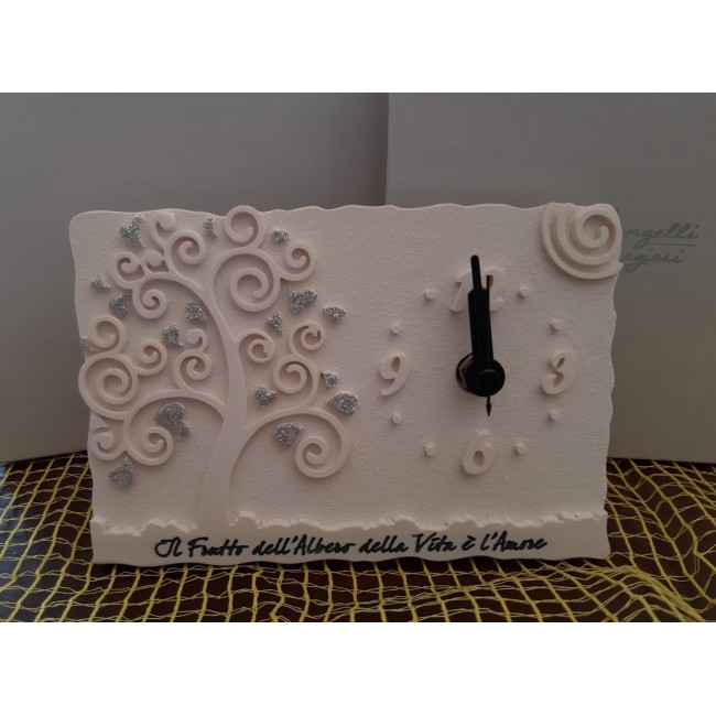 Bomboniera orologio con albero della vita Bomboniera orologio con albero della vita