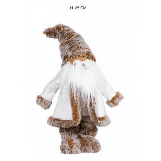 Elfo medio con abiti in tessuto peluche Elfo medio con abiti in tessuto peluche