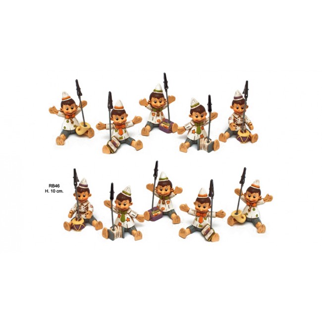 Bomboniera pinocchio con clip