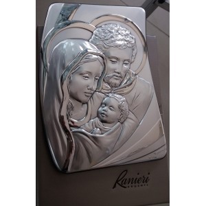 Sacra famiglia Ranieri in argento