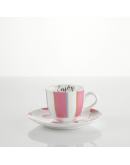 Tazze caffe in porcellana candy pink