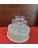 segnaposto confettata torta in plex segnaposto confettata torta in plex