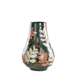 vaso in ceramica etnico foglie