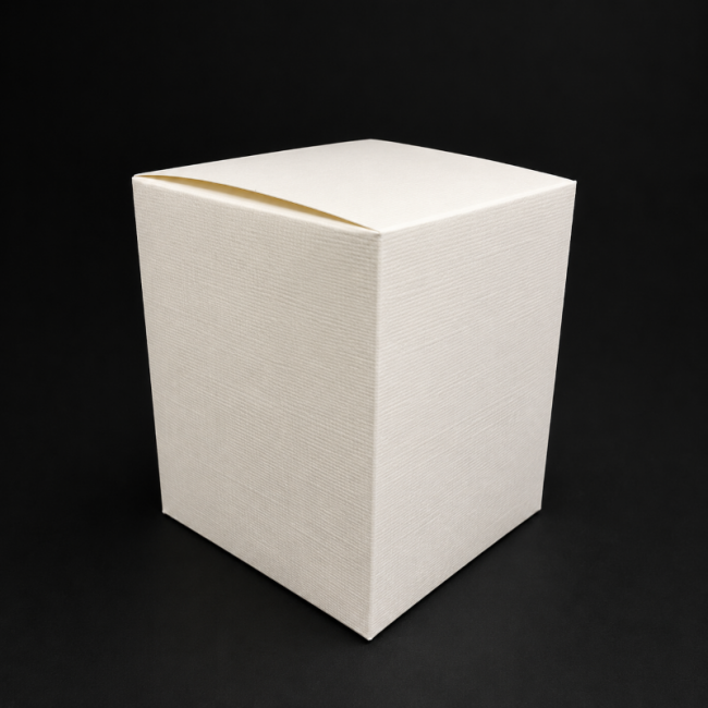 Astuccio scatola avorio 10x10x20