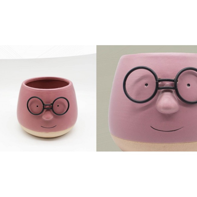 Bomboniera vaso portapianta occhiali