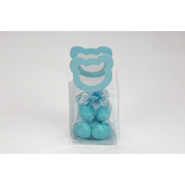 borsetta pvc con manico orsetto