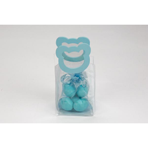 borsetta pvc con manico orsetto