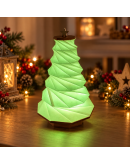 Lampada albero di natale in legno e carta Lampada albero di natale in legno e carta