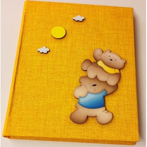 album con orsetti in legno