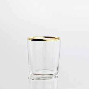 bicchieri acqua vino con filo oro o platino