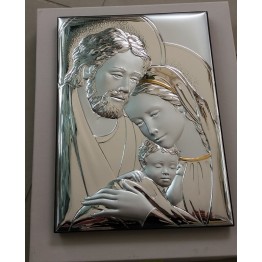 Sacra famiglia argentata atelier 