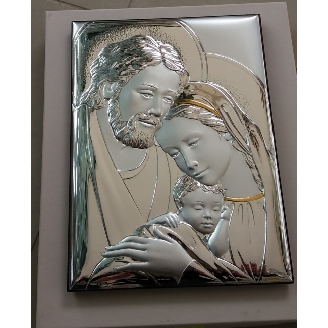 Sacra famiglia argentata atelier 