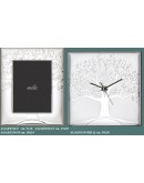 portafoto cofanetto sveglia orologio con albero argento portafoto cofanetto sveglia orologio con albero argento