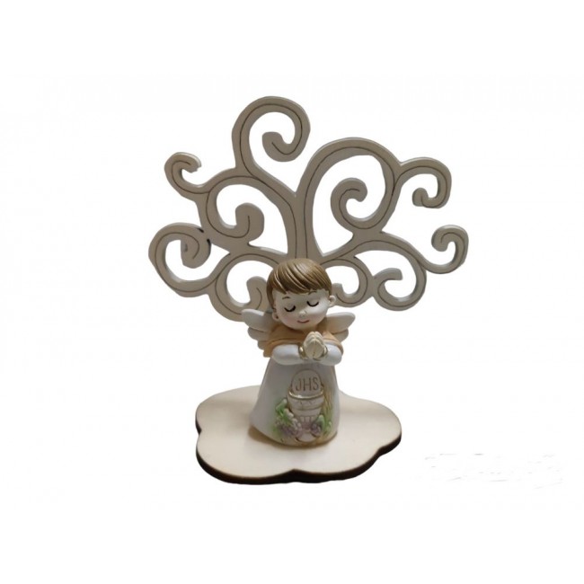 Bomboniera albero con angelo comunione