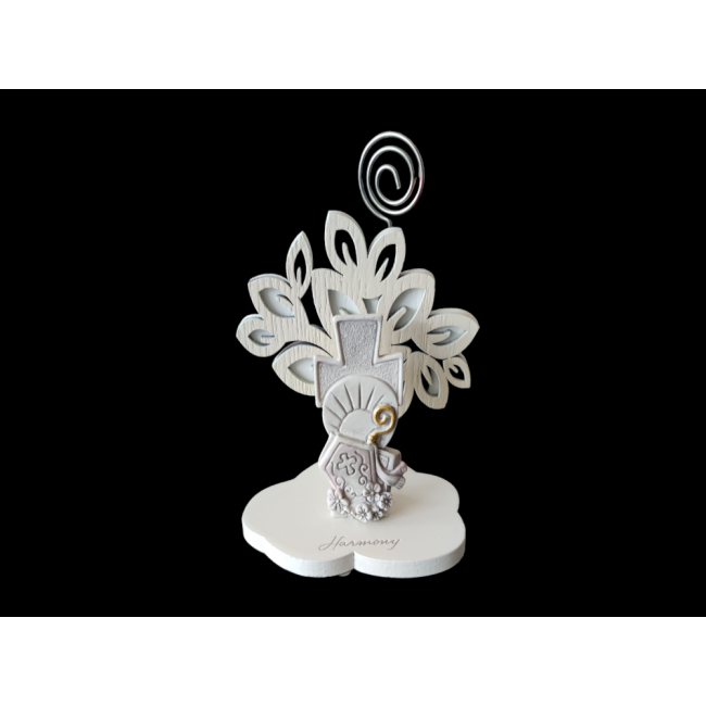 Bomboniera albero clip con croce cresima Bomboniera albero clip con croce cresima