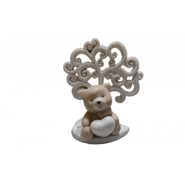 Bomboniera albero della vita con orsetto