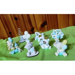 offerta bomboniere animaletti celeste