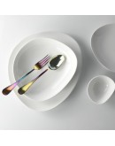 servizio piatti aqua weiss bianco