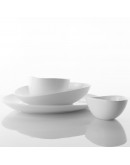 servizio piatti aqua weiss bianco