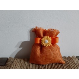 sacchetto portaconfetti arancio