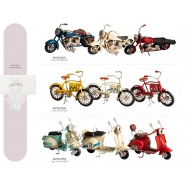 vespa moto bici auto in metallo 