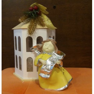 angelo in lanterna natalizia angelo in lanterna natalizia