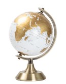 mappomondo harmony con base in metallo oro